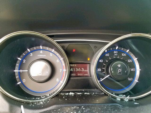 Photo 8 from auction – 2013 HYUNDAI SONATA SE with VIN 5NPEC4AC0DH619445