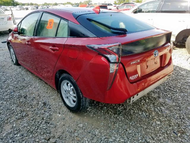 Photo 3 from auction – 2017 TOYOTA PRIUS with VIN JTDKBRFU7H3541316