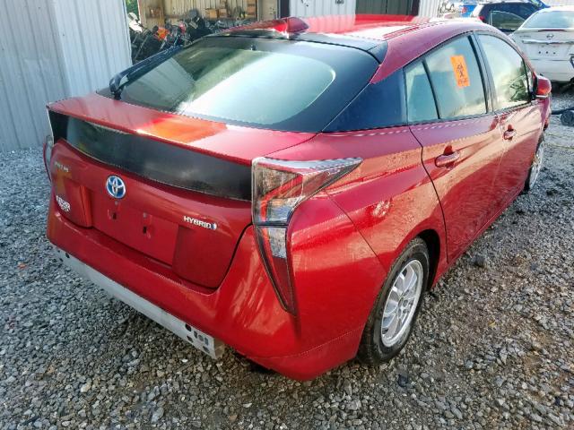 Photo 4 from auction – 2017 TOYOTA PRIUS with VIN JTDKBRFU7H3541316