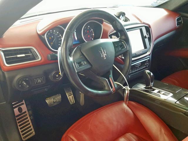 Photo 9 from auction – 2014 MASERATI GHIBLI S with VIN ZAM57RTA1E1093554