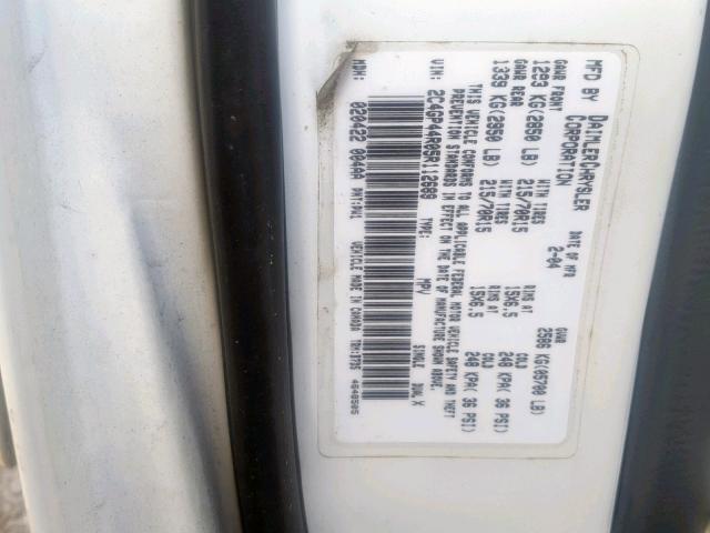Photo 10 from auction – 2005 CHRYSLER TOWN & COU with VIN 2C4GP44R05R112689