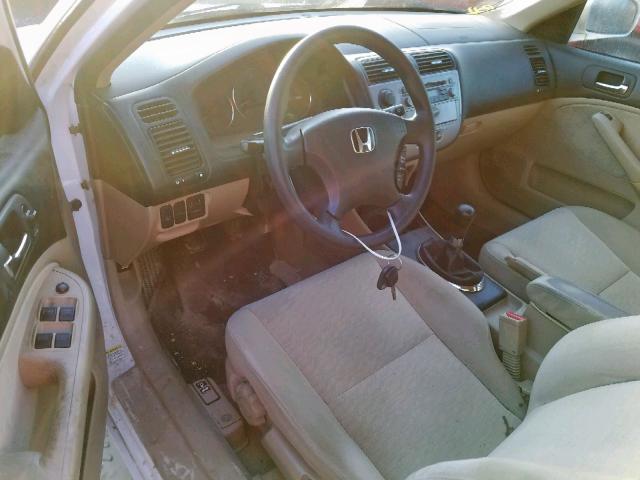 Photo 9 from auction – 2005 HONDA CIVIC with VIN JHMES95675S010763