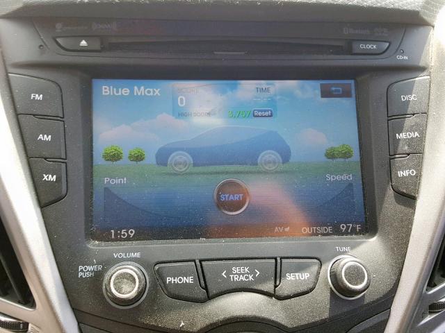 Photo 9 from auction – 2013 HYUNDAI VELOSTER with VIN KMHTC6AD4DU118183