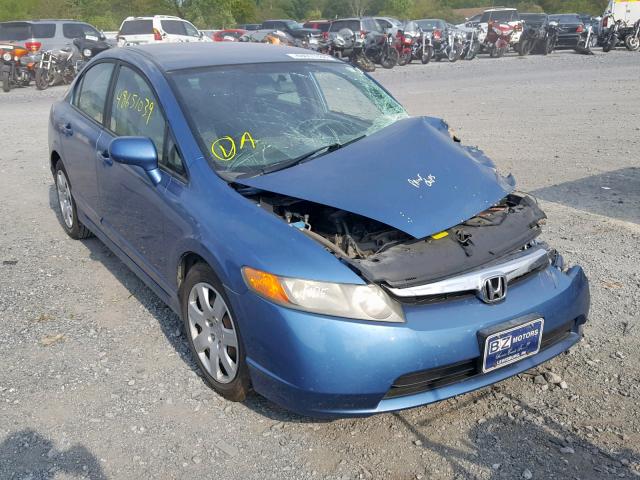 Photo 1 from auction – 2008 HONDA CIVIC LX with VIN 1HGFA15578L112596