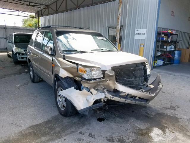 Photo 1 from auction – 2006 HONDA PILOT with VIN 2HKYF185X6H530804