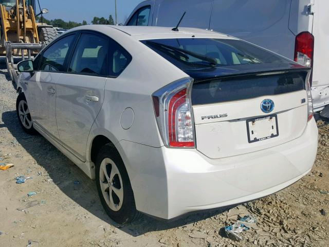 Photo 3 from auction – 2013 TOYOTA PRIUS with VIN JTDKN3DU7D5684613