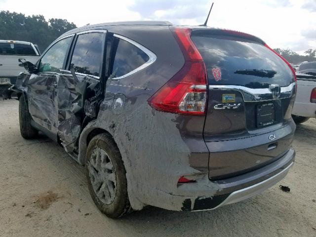 Photo 3 from auction – 2015 HONDA CR-V EXL with VIN 2HKRM3H75FH548084