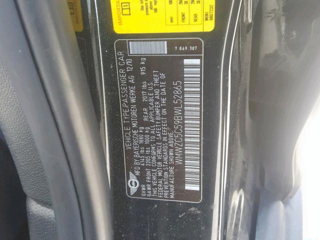 Photo 10 from auction – 2011 MINI COOPER S C with VIN WMWZC5C59BWL52865