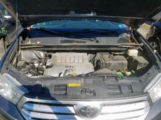 Снимка 7 от търг – 2011 TOYOTA HIGHLANDER с VIN 5TDDK3EH3BS090787