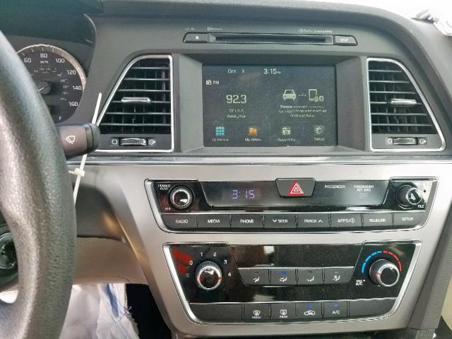 Photo 9 from auction – 2016 HYUNDAI SONATA SE with VIN 5NPE24AF1GH354746