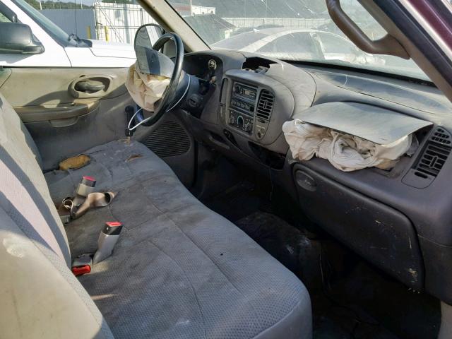 Photo 5 from auction – 1999 FORD F150 with VIN 1FTRF17W3XNB06199