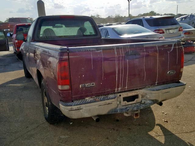 Photo 3 from auction – 1999 FORD F150 with VIN 1FTRF17W3XNB06199