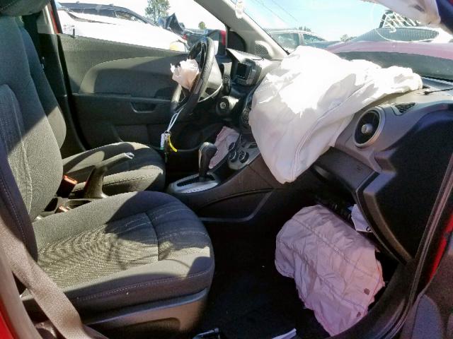 Photo 5 from auction – 2014 CHEVROLET SONIC LT with VIN 1G1JC5SH2E4242244