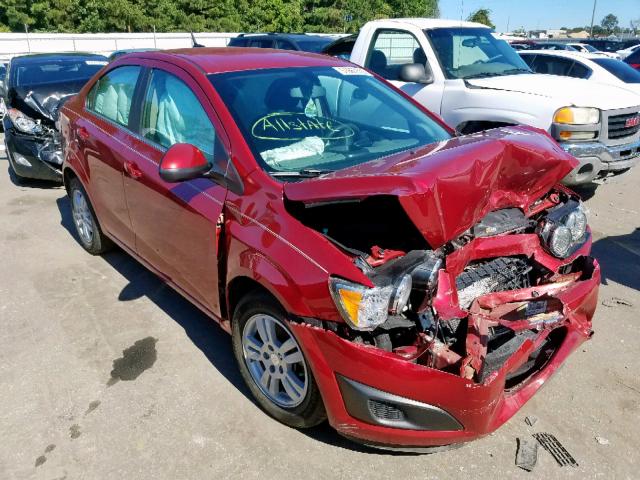 CHEVROLET SONIC LT 2014 with VIN 1G1JC5SH2E4242244 - Photo from auction