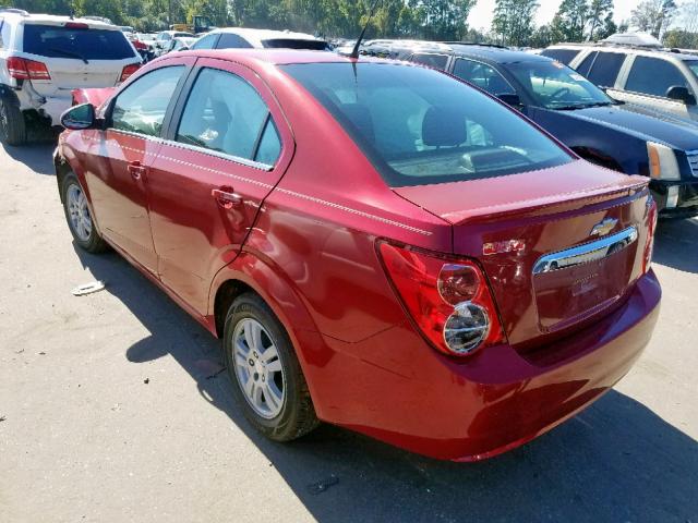 Photo 3 from auction – 2014 CHEVROLET SONIC LT with VIN 1G1JC5SH2E4242244