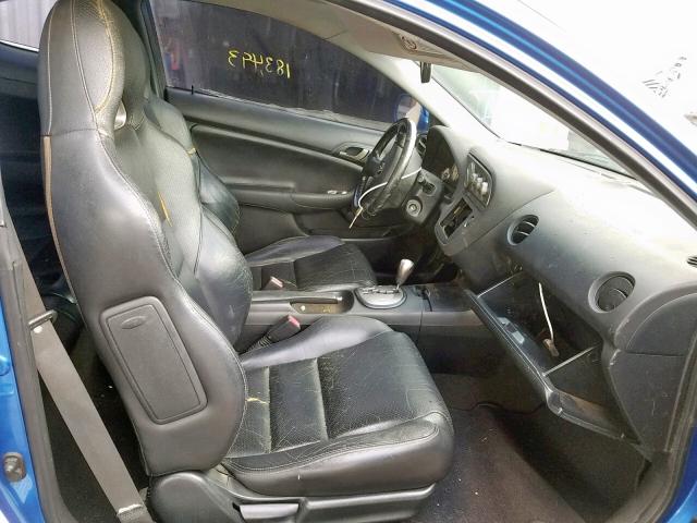 Photo 5 from auction – 2005 ACURA RSX with VIN JH4DC548X5S002564