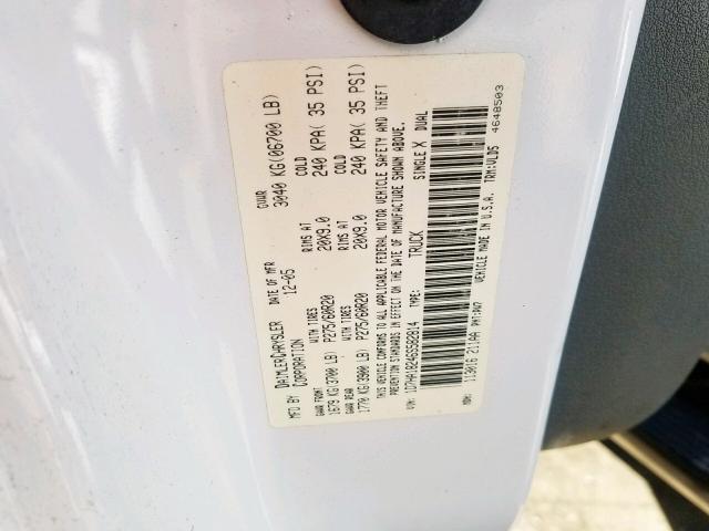 Photo 10 from auction – 2006 DODGE RAM 1500 S with VIN 1D7HA18246S582814