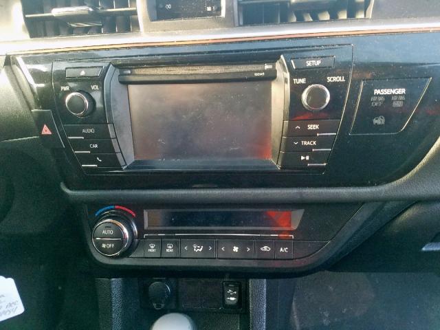 Photo 9 from auction – 2014 TOYOTA COROLLA LE with VIN 5YFBURHE5EP143265