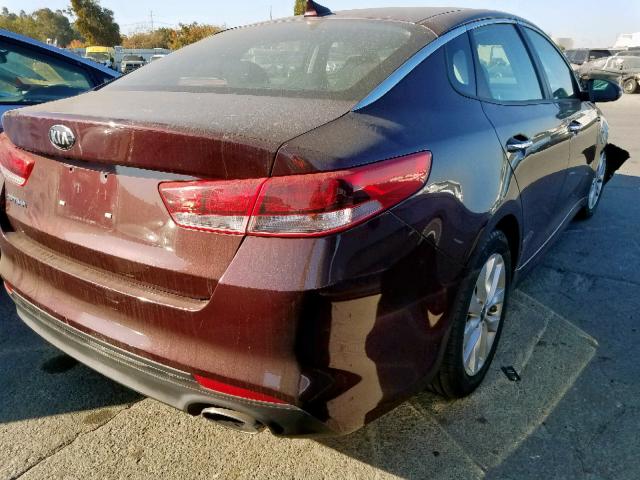 Фото 4 с аукциона – 2017 KIA OPTIMA с VIN 5XXGT4L32HG146056