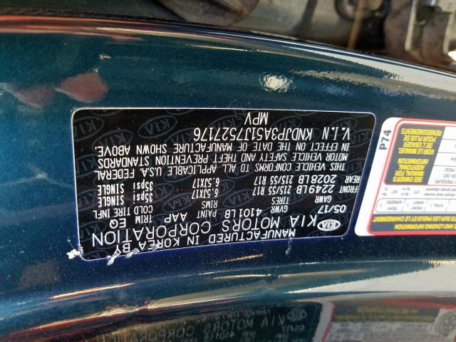 Photo 10 from auction – 2018 KIA SOUL with VIN KNDJP3A51J7527176