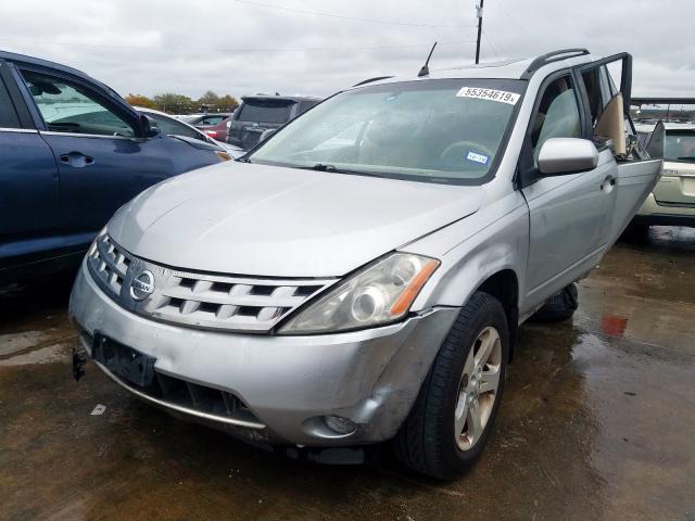 Photo 2 from auction – 2004 NISSAN MURANO SL with VIN JN8AZ08T24W228646