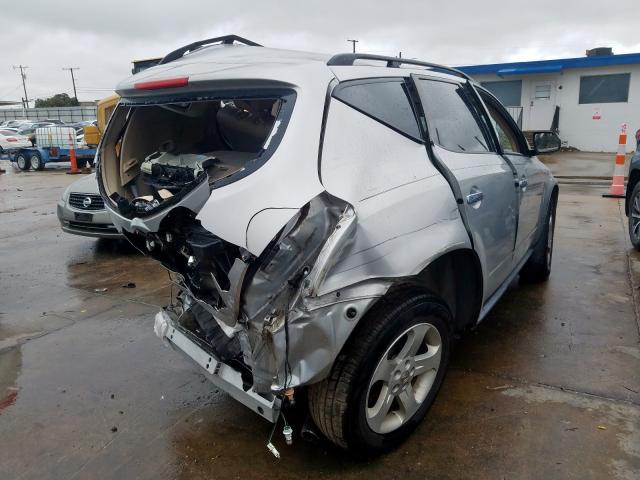 Photo 4 from auction – 2004 NISSAN MURANO SL with VIN JN8AZ08T24W228646