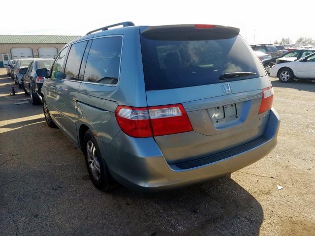 Photo 3 from auction – 2005 HONDA ODYSSEY EX with VIN 5FNRL38635B102796