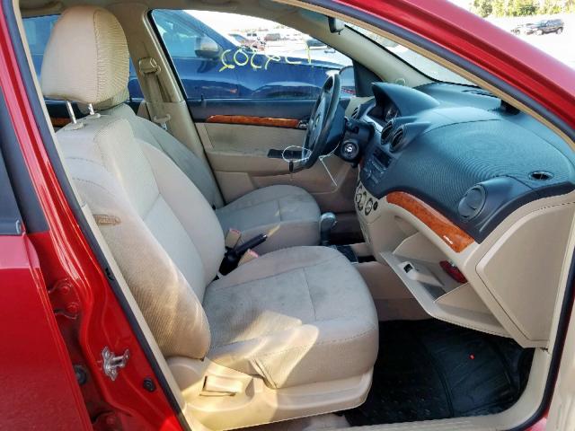 Photo 5 from auction – 2011 CHEVROLET AVEO LS with VIN KL1TD6DE5BB157306