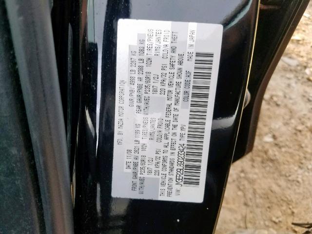 Photo 10 from auction – 2009 MAZDA CX-7 with VIN JM3ER29L890233424