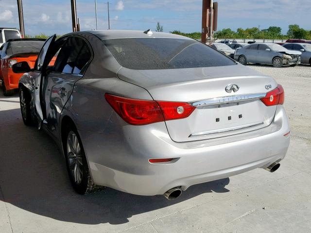 Photo 3 from auction – 2017 INFINITI Q50 PREMIU with VIN JN1EV7AP3HM738197