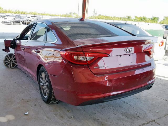 Photo 3 from auction – 2016 HYUNDAI SONATA SE with VIN 5NPE24AF0GH371781