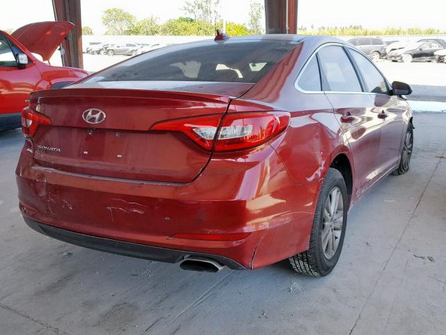 Photo 4 from auction – 2016 HYUNDAI SONATA SE with VIN 5NPE24AF0GH371781