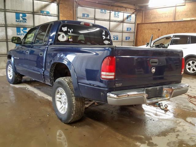 Photo 3 from auction – 2001 DODGE DAKOTA QUA with VIN 1B7GG2AN31S196439