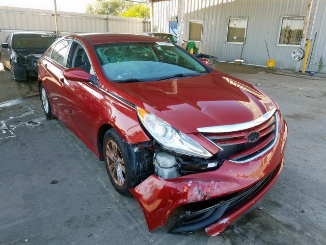 Photo 1 from auction – 2014 HYUNDAI SONATA GLS with VIN 5NPEB4AC9EH872235