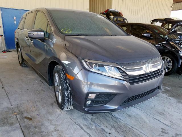HONDA ODYSSEY EX 2018 with VIN 5FNRL6H7XJB080834 - Photo from auction