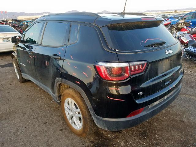 Photo 3 from auction – 2018 JEEP COMPASS SP with VIN 3C4NJCAB1JT123802