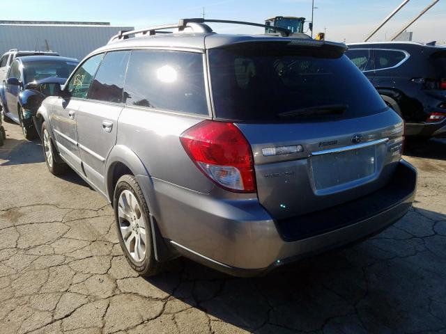 Photo 3 from auction – 2009 SUBARU OUTBACK with VIN 4S4BP66C497331818