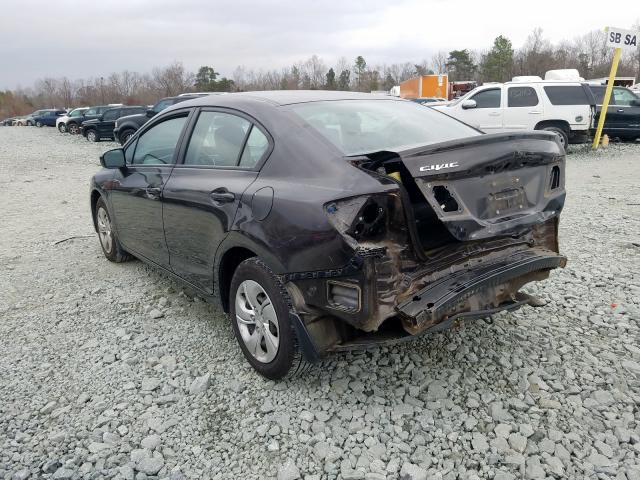 Photo 3 from auction – 2014 HONDA CIVIC LX with VIN 2HGFB2F57EH507615