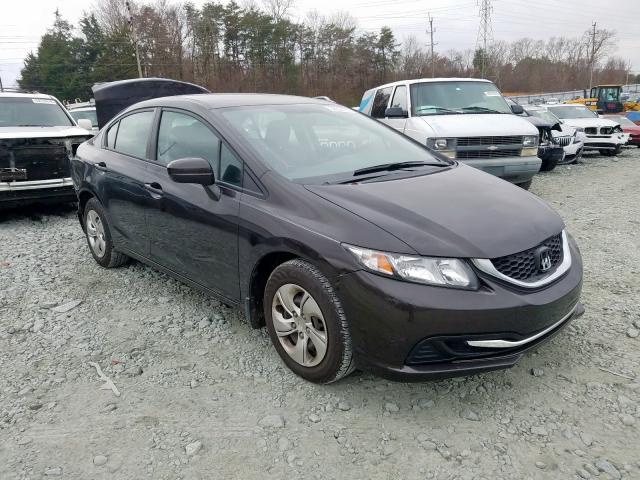 Photo 1 from auction – 2014 HONDA CIVIC LX with VIN 2HGFB2F57EH507615