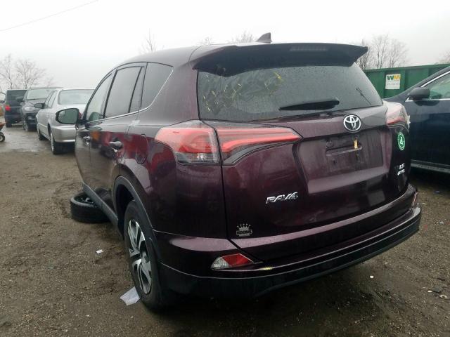 Photo 3 from auction – 2018 TOYOTA RAV4 LE with VIN 2T3BFREV8JW730669