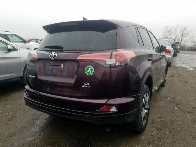 Photo 4 from auction – 2018 TOYOTA RAV4 LE with VIN 2T3BFREV8JW730669