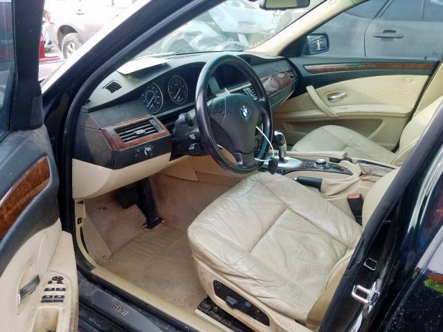 Photo 9 from auction – 2009 BMW 528 I with VIN WBANU53509C120310