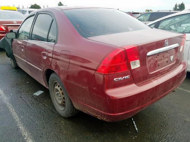 Photo 3 from auction – 2003 HONDA CIVIC LX with VIN 2HGES155X3H504082