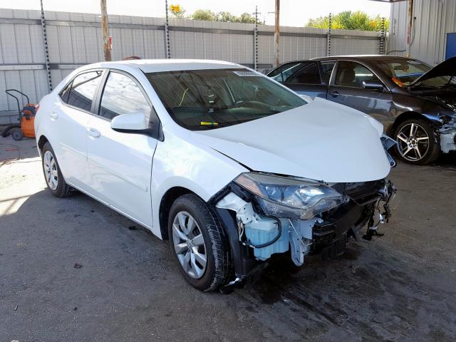 TOYOTA COROLLA L 2015 with VIN 2T1BURHE0FC309600 - Photo from auction