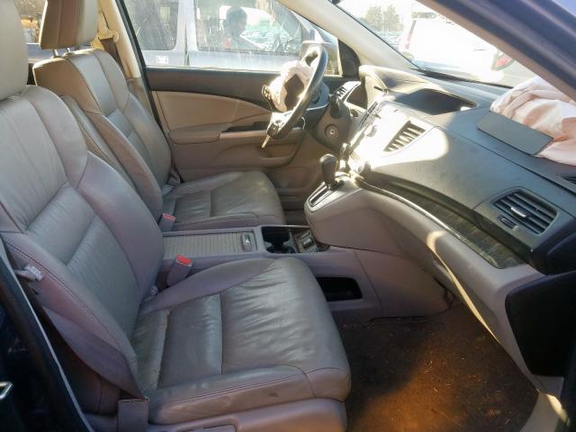 Photo 5 from auction – 2012 HONDA CR-V EXL with VIN 5J6RM4H71CL070320
