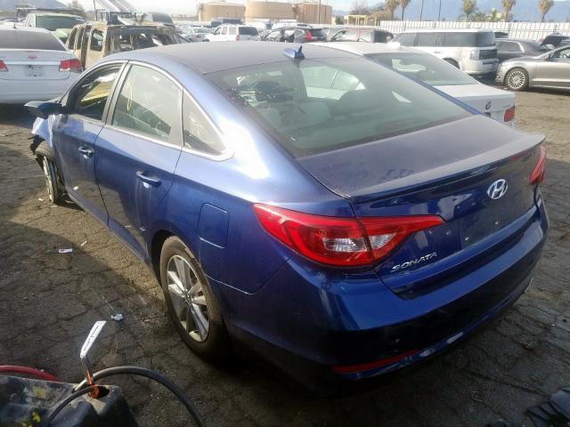 Photo 3 from auction – 2017 HYUNDAI SONATA SE with VIN 5NPE24AFXHH446973