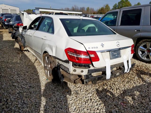 Photo 3 from auction – 2010 MERCEDES-BENZ E 350 with VIN WDDHF5GB6AA035083