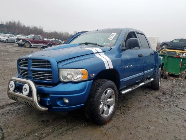 Photo 2 from auction – 2005 DODGE RAM 1500 S with VIN 1D7HU18D95S178902
