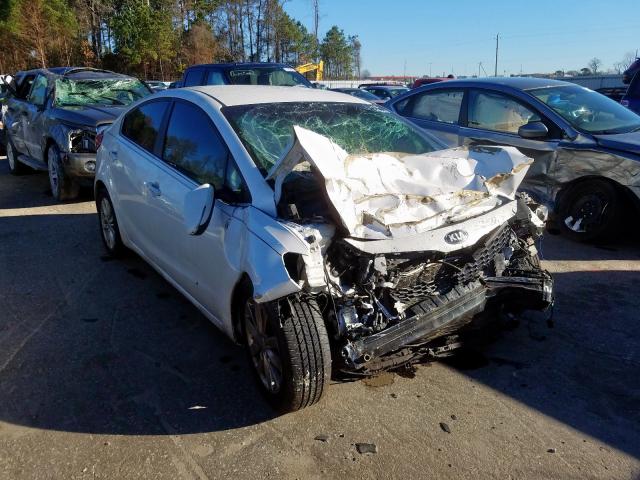 KIA FORTE EX 2014 with VIN KNAFX4A80E5051975 - Photo from auction