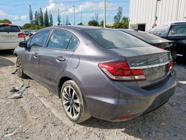 Photo 3 from auction – 2015 HONDA CIVIC EXL with VIN 19XFB2F98FE063563
